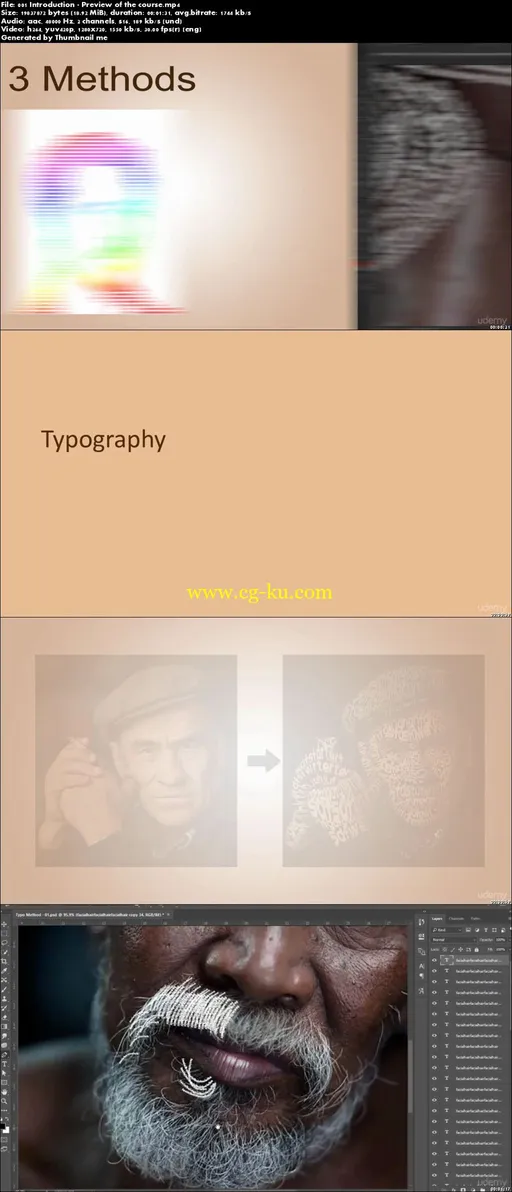 Portrait Typography in Photoshop – Anyone can do Typography的图片2