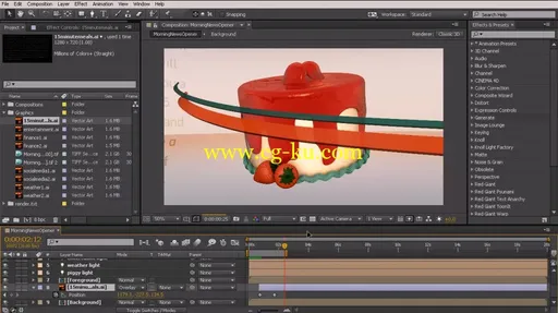 Dixxl Tuxxs – Creating a Morning News Opener in CINEMA 4D and After Effects的图片3