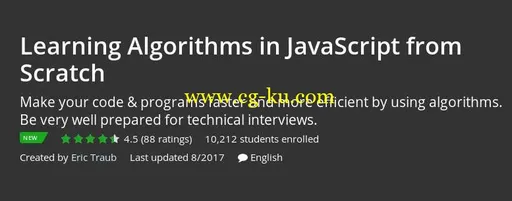 Learning Algorithms in JavaScript from Scratch的图片2