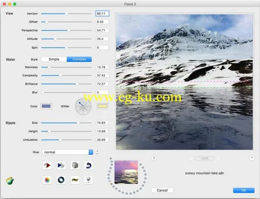 Flaming Pear Flood 2.05 for Adobe Photoshop MaCOSX的图片1