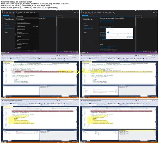 Lynda – Visual Studio Essential Training: 08 Extend and Customize the Visual Studio Environment (updated Aug 29, 2017)的图片2