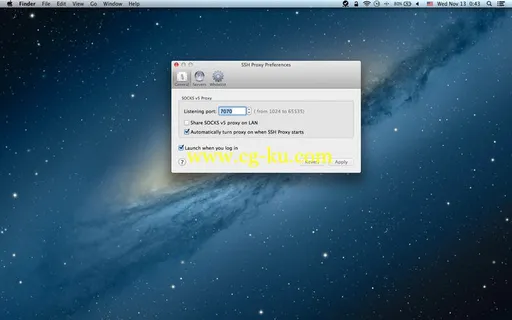 SSH Proxy v13.11 Multilingual MacOSX的图片1