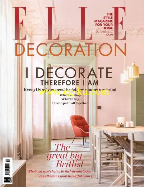 Elle Decoration UK – October 2017-P2P的图片1