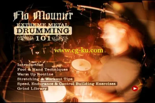 Flo Mounier Extreme Metal Drumming 101 死亡金属乐队鼓手Flo Mounier教程的图片2