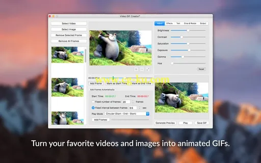 Video GIF Creator v1.0 MacOS的图片1