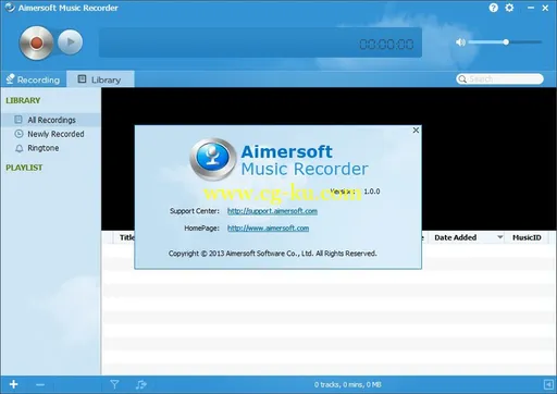 Aimersoft Music Recorder 1.0.1.0的图片2