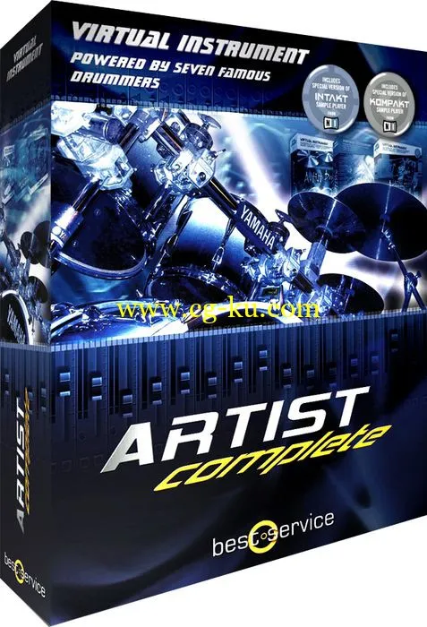 Best Service Artist Drums Library KONTAKT的图片1