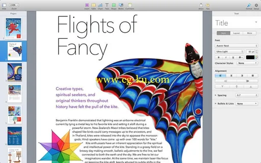 Pages v5.0.1 Multilingual MacOSX的图片1