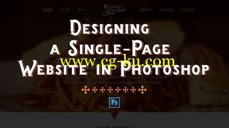 Design an awesome Single-Page Website in Photoshop的图片2