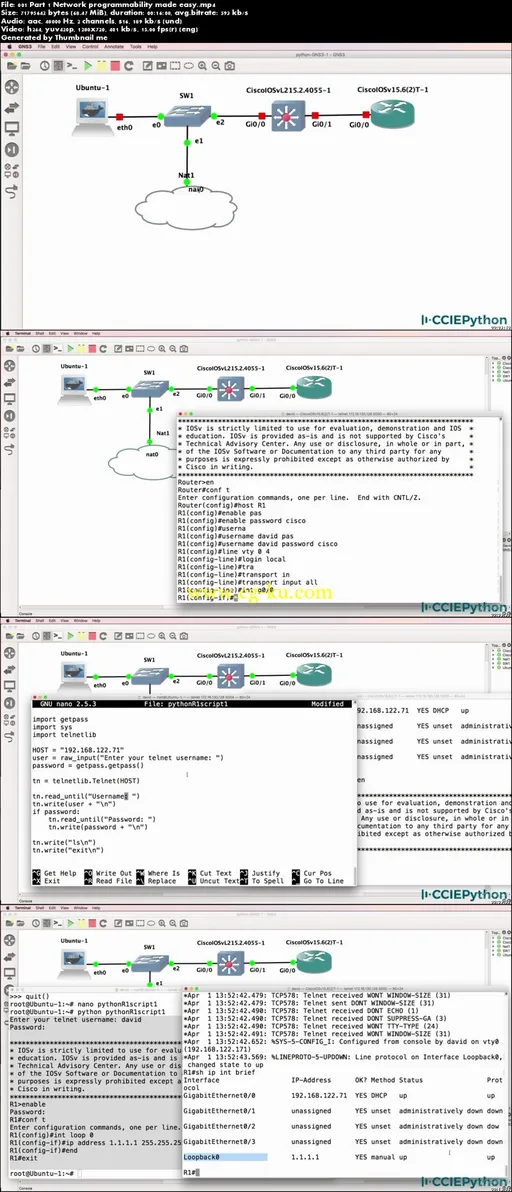 Python Programming for Network Engineers Cisco, Netmiko ++的图片2