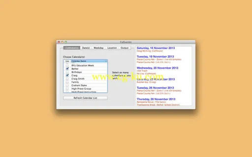 CalEventer v3.2.1 MacOSX的图片1