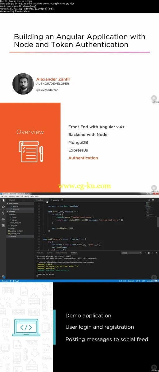 Building an Angular Application with Node and Token Authentication的图片2