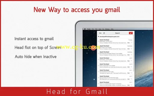 Head for Gmail v1.1 MacOSX的图片1