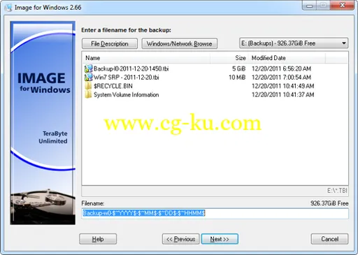 TeraByte Image for Windows 2.99 Multilingual 备份恢复软件的图片1