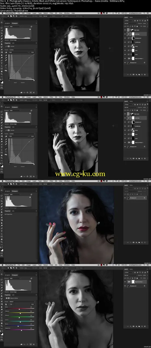 6/8 “Photography Classics: Artistic Black and White Conversion Techniques in Photoshop.”的图片2