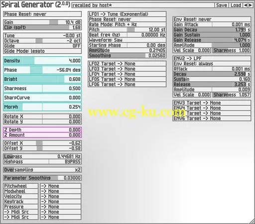 Soundemote Spiral Generator 2 v2.1.1 WiN / OSX / LiNUX的图片1