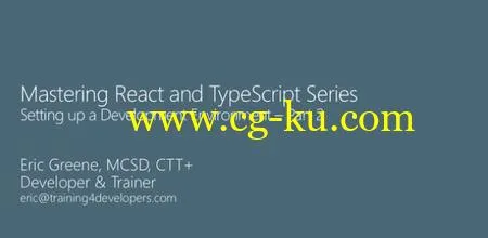 Mastering React and TypeScript, Part 2: Completing the Development Environment的图片1