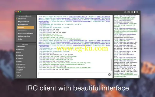 New IRC Live Chat Client 1.1 Macosx的图片1