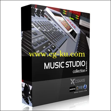 CGAxis Models Volume 31 Music Studio的图片1
