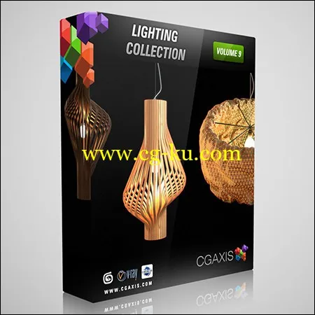 CGAxis Models Volume 9 Lighting Collection的图片1