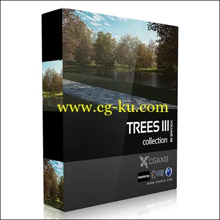 CGAxis Models Volume 28 Trees III的图片1