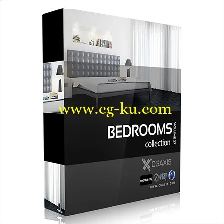 CGAxis Models Volume 27 Bedrooms的图片1