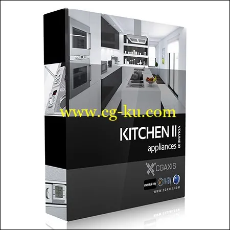 CGAxis Models Volume 33 Kitchen Appliances II的图片1