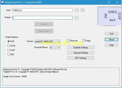 Guthrie dwgConvert 9.0.9的图片1