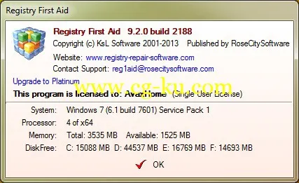 Registry First Aid Platinum 9.3.0 Build 2215 Multilingual x86/x64的图片2