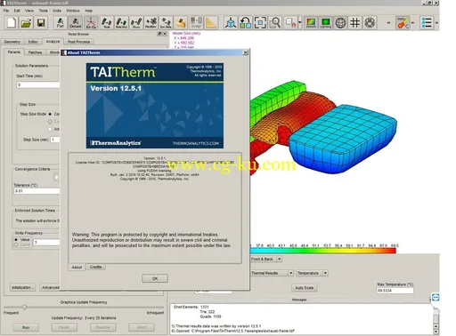 ThermoAnalytics TAITherm 12.5.1 Win/Linux的图片2