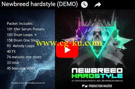 Production Master Newbreed Hardstyle WAV MiDi XFER RECORDS SERUM-DISCOVER的图片2