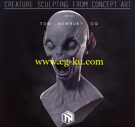 Gumroad – Creature Sculpting in Zbrush from Concept Art – Tom Newbury的图片1