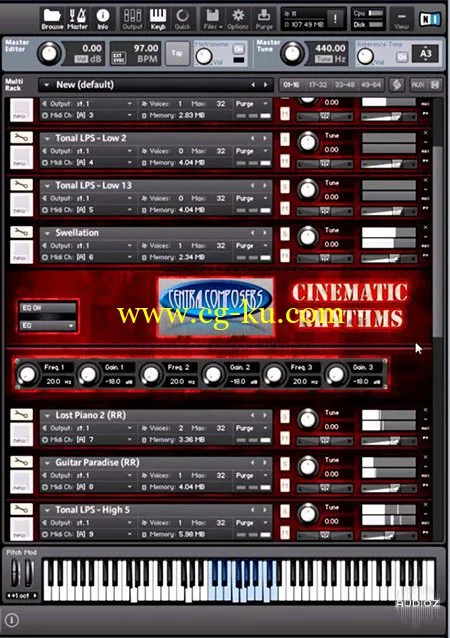 CentralComposers Cinematic Rhythms KONTAKT的图片1