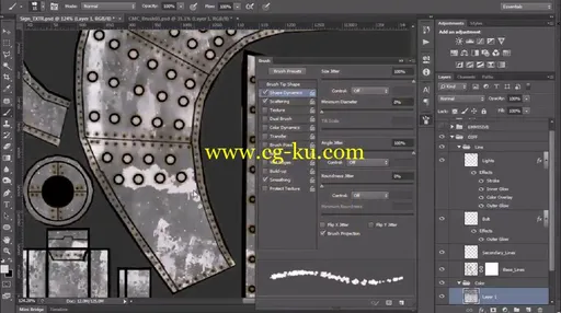 Dixxl Tuxxs – Creating a Vintage Textured Game Asset in Photoshop and Maya的图片1