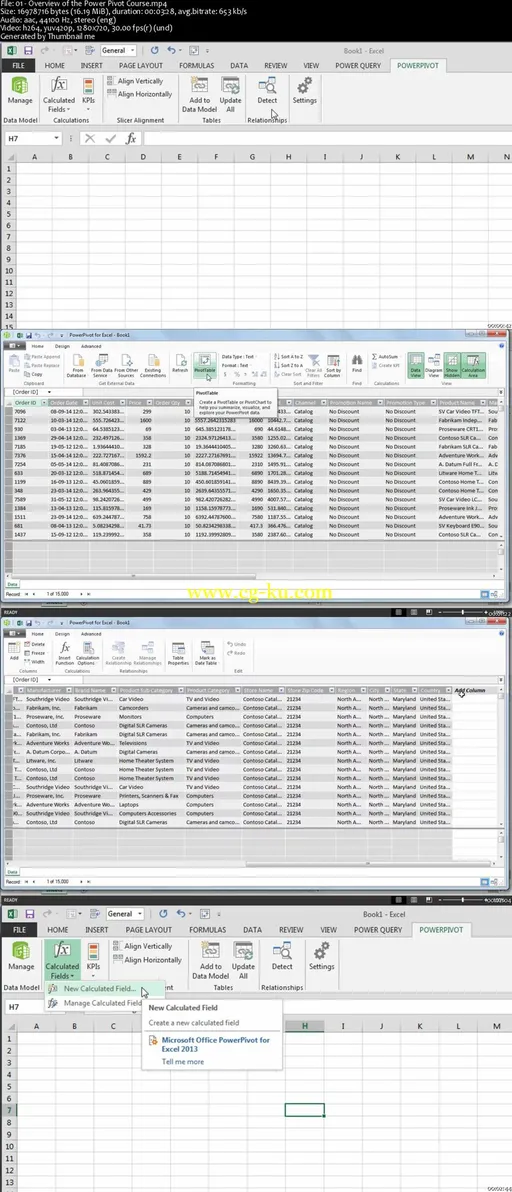 Data Modelling and Analysis with Excel Power Pivot的图片2