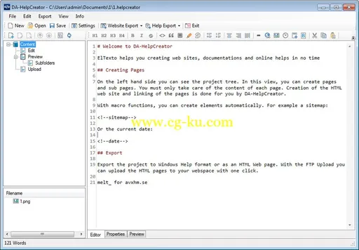 DA-Software HelpCreator 2.0.0 Bilingual的图片1