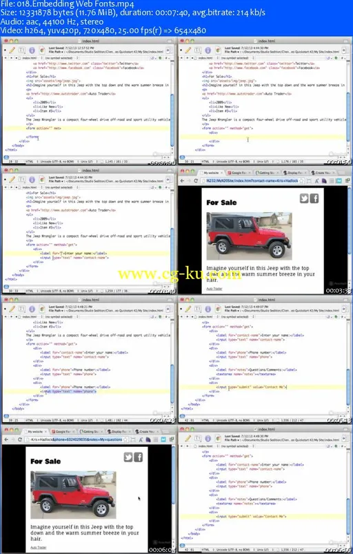 HTML and CSS Video QuickStart – Peachpit Press的图片1