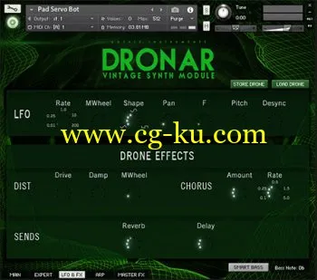 Gothic Instruments DRONAR Vintage Synth KONTAKT的图片1