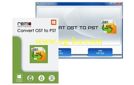 Remo Convert OST to PST 1.0.0.4的图片1