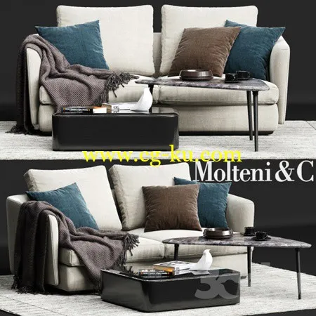 Molteni C SLOANE Sofa 05的图片1