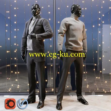 Male mannequin set 2的图片1