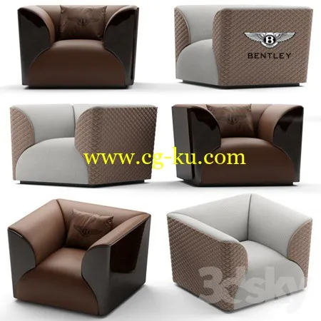 Armchair Bentley Home Winston chair的图片1