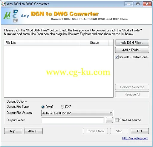 Any DGN to DWG Converter 2018.0的图片1