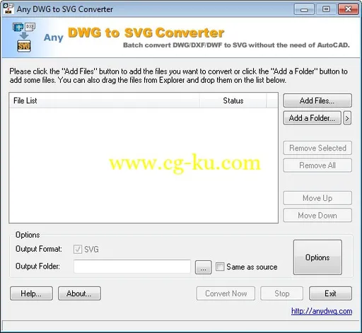 Any DWG to SVG Converter 2018.0的图片1