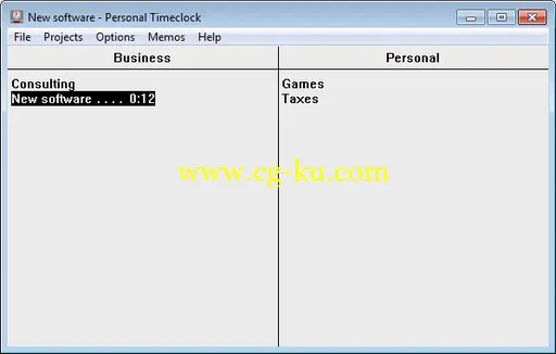 Personal Timeclock 4.8的图片1