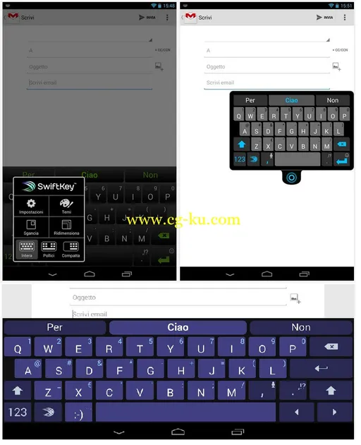 SwiftKey Tablet Keyboard v4.4.0.183 Beta Android的图片2