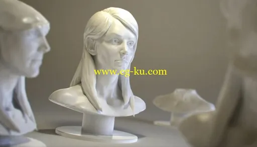 CGCookie – Art of Sculpting: Female Head and Hair的图片2