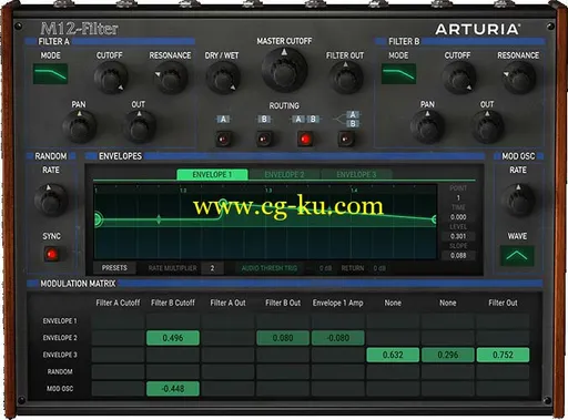 Arturia M12-Filter v1.0.0.252 WiN的图片1