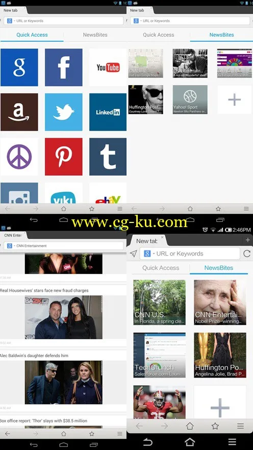 Maxthon Web Browser 4.1.3.2000 Android的图片3