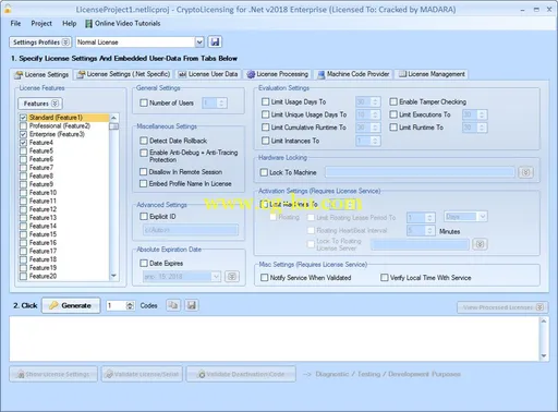 CryptoLicensing for .Net v2018 Build 180210 Enterprise的图片1